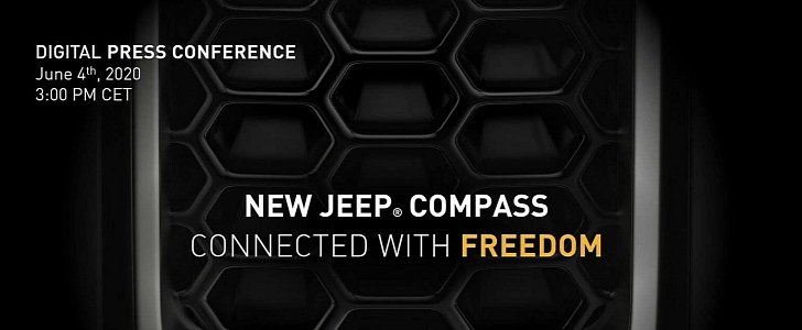 2021 Jeep Compass reveal invite card