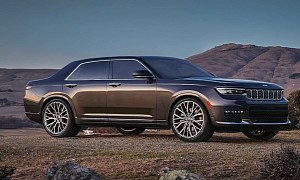 2021 Jeep Grand Cherokee L Gets Turned Into a Sexy Sedan by YouTube Artist