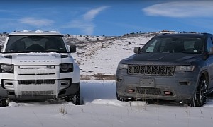 2021 Jeep Grand Cherokee or 2021 Defender - Which Is the Better Snowmobile?