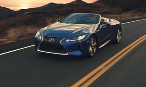 2021 Lexus LC 500 Convertible Lets You Out into the Wild With 471 HP V8