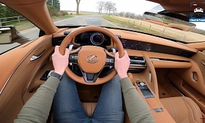 2021 Lexus LC500 Convertible Is Properly Enjoyed With Top Down in Spirited POV