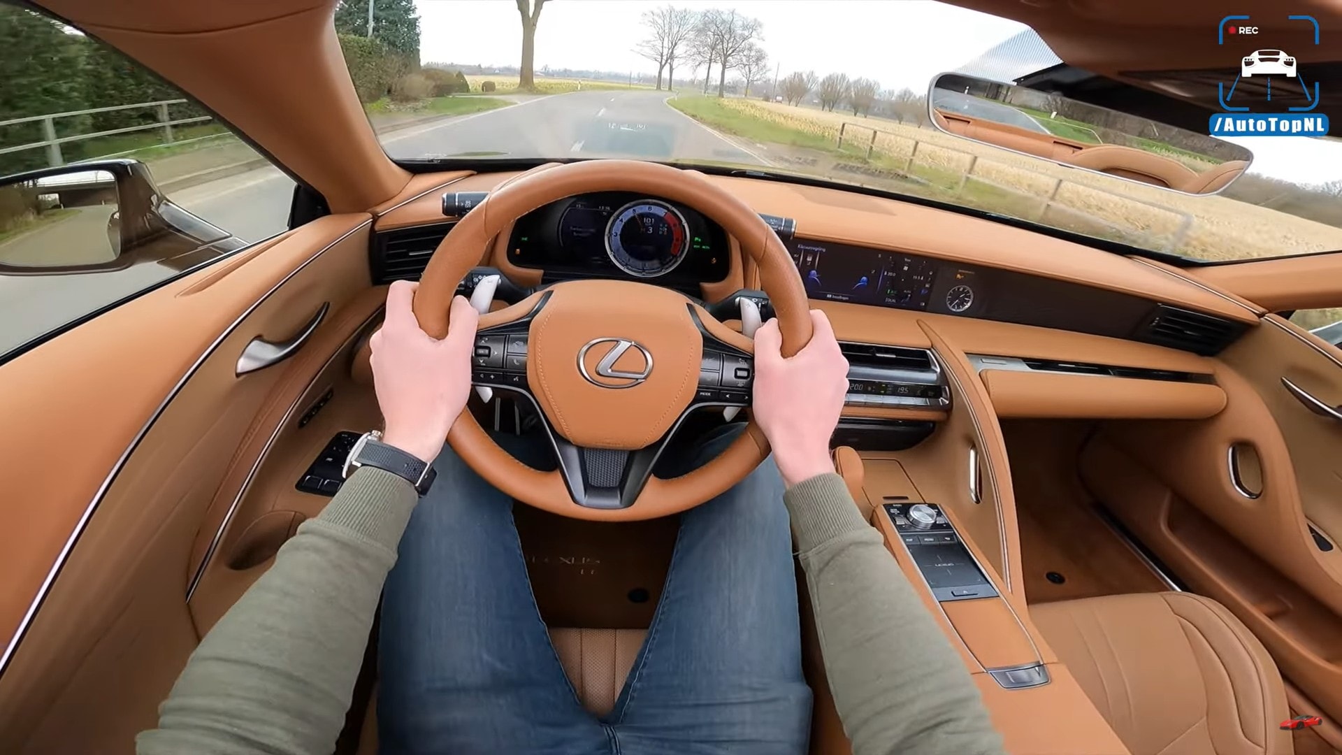 2021 Lexus Lc500 Convertible Is Properly Enjoyed With Top Down In Spirited Pov Autoevolution
