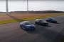 2021 Mazda 3 Turbo vs VW Golf R vs Subaru WRX Drag Race Shows There's a Newcomer