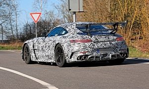 2021 Mercedes-AMG GT R Black Series Spied, Build Slot Available for EUR 45,000