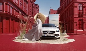 2021 Mercedes-Benz C-Class Looks Striking in High-Contrast Visual Campaign