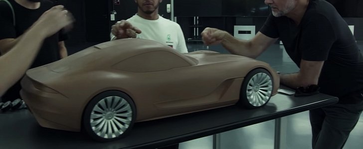 Mercedes-AMG GT clay model