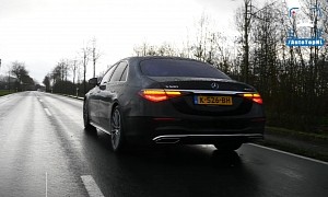 2021 Mercedes-Benz S 500 4Matic Performs Acceleration Test, Top Speed Test