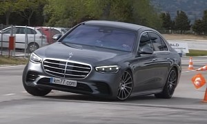 2021 Mercedes-Benz S-Class Is a Cone Magnet in the Dreaded Moose Test