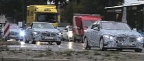 2021 Mercedes C-Class Spied Testing in Convoy for the First Time