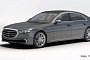 2021 Mercedes S-Class 3D Rendering Almost Looks Real