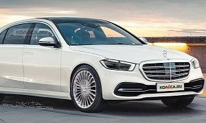2021 Mercedes S-Class More Accurately Rendered, Is as Good as a Reveal