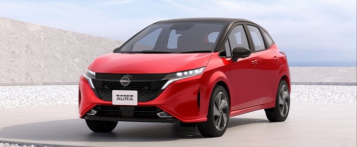 2021 Nissan Note Aura official introduction with details and prices for JDM specification