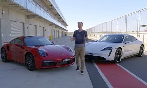 2021 Porsche Taycan Turbo S vs. 911 Turbo Compared in EV vs. ICE Showdown