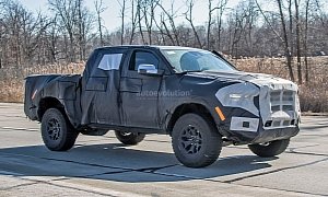 2021 Ram 1500 Rebel TRX Spied With Goodyear Wrangler Off-Road Tires, Looks Big