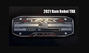 2021 Ram 1500 Rebel TRX VIN Plate Confirms Hellcat V8 Engine