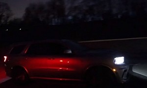 2021 Ram 1500 TRX Drag Races Dodge Durango Hellcat, Somebody Gets Destroyed