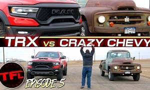 2021 Ram 1500 TRX Drag Races "Rusty Old Truck", Gets Sleeper Punched