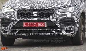 2021 SEAT Ateca Shows New Lights and Grille While Testing in Spain