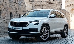 2021 Skoda Kodiaq Facelift Accurately Rendered With Octavia Grille