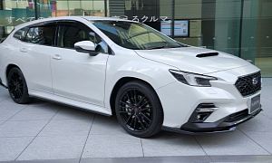 2021 Subaru Levorg Wagon With STI Spec Gets Detailed Walkaround in Japan