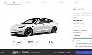 2021 Tesla Model 3 Gets Up to 353 Miles Max Range, Performance Hike