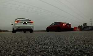 2021 Tesla Model 3 Performance Drag Races 2018 M3P, Results Are Pretty Similar