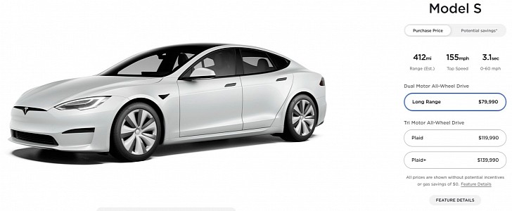 2021 Tesla Model S facelift