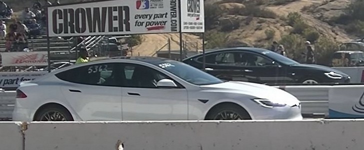 Tesla Model S Plaid takes on a Model S Performance