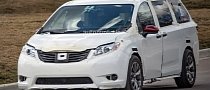 2021 Toyota Sienna Test Mule Previews Larger TNGA Minivan