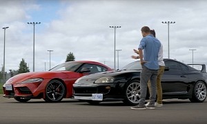 2021 Toyota Supra vs. 1994 Toyota Supra Review Is a JDM Game Mission