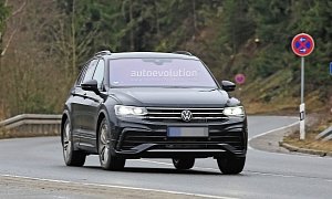 2021 Volkswagen Tiguan Facelift Reveals Everything in New Spyshots