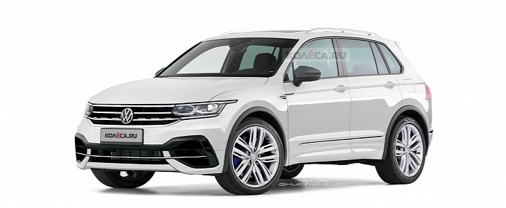 2021 Volkswagen Tiguan R Accurately Rendered, Will Have 333 HP from 2.0 TSI