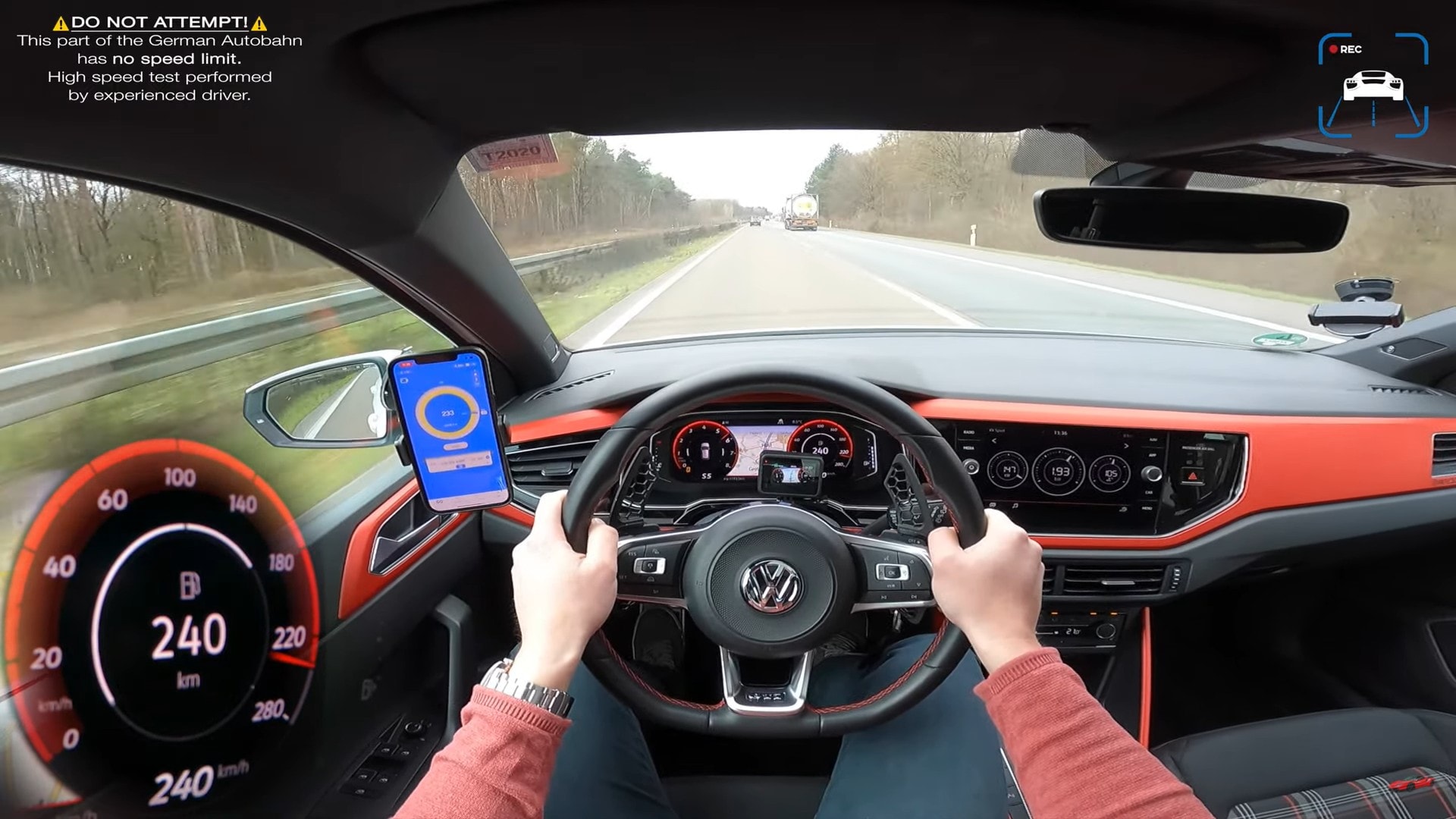VW Polo GTI Hits 149 MPH After Bumpy Ride, Has Very Cool Paddles - autoevolution
