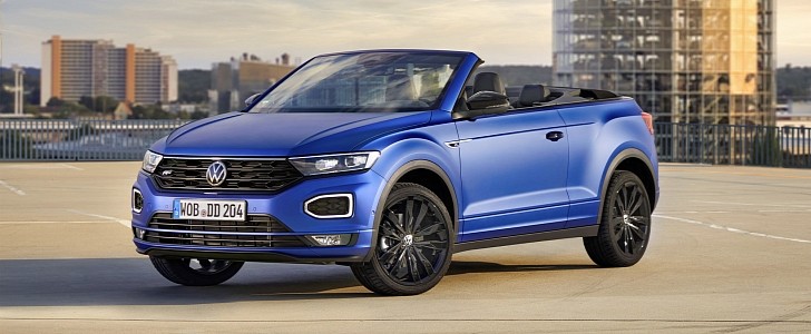 2021 VW T-Roc Cabriolet R-Line Edition Blue Is One Costly Open-Top ...