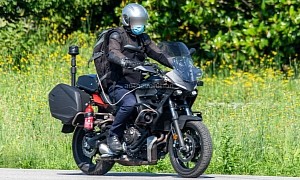 2021 Yamaha Tracer 700 GT Spied Flaunting Police Specification