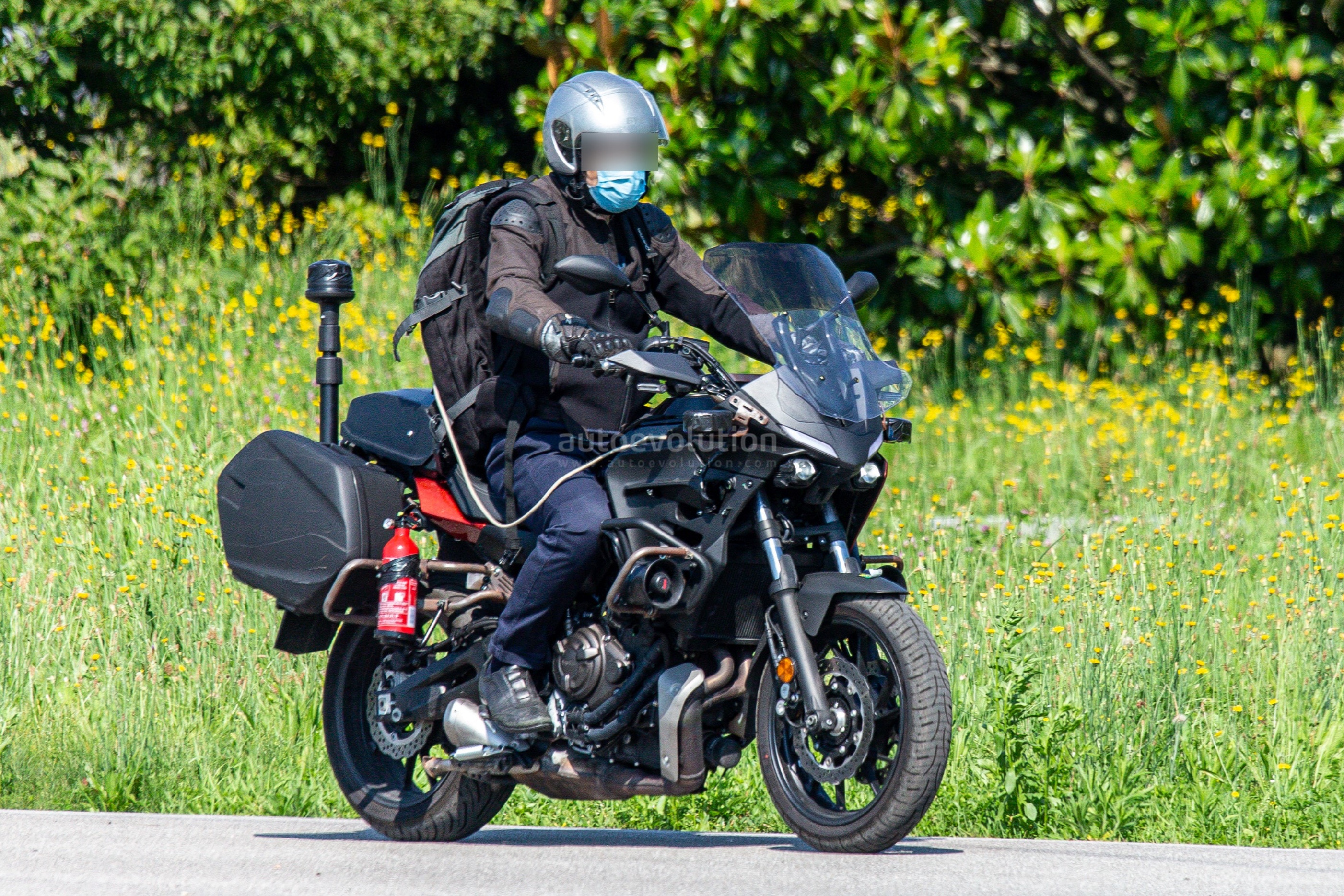 2021 Yamaha Tracer 700 GT Spied Flaunting Police Specification -  autoevolution