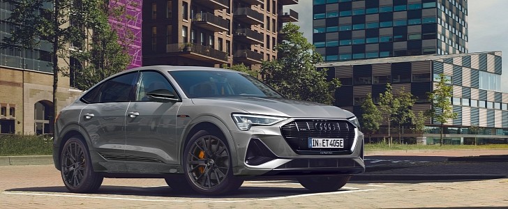 2022 Audi e-tron and Sportback S line black edition pricing and details
