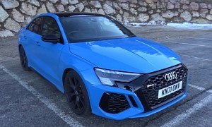 2022 Audi RS 3 Makes Melodious Engine Sounds and Has a Throttle Happy Response