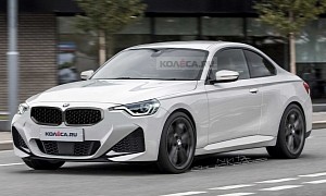 2022 BMW 2 Series Coupe Realistically Portrayed Based on Latest Spy Shots