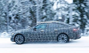 2022 BMW 4 Series Gran Coupe Still Rocking Full Camo Before Official Reveal