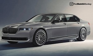 2022 BMW 7 Series Gets E38-Inspired Digital Makeover From YouTube Artist