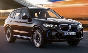2022 BMW iX3 EV Crossover Gets Bigger Grille and New Tech in Mid-Cycle Refresh