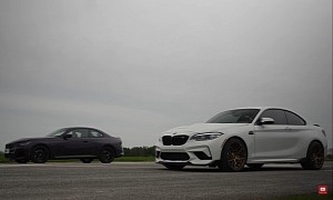2022 BMW M240i xDrive Drag Races F87 M2 Competition, Friendly Shots Rapidly Fired