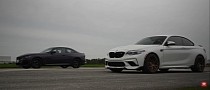 2022 BMW M240i xDrive Drag Races F87 M2 Competition, Friendly Shots Rapidly Fired