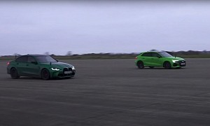 2022 BMW M3 Goes Against the 2022 Audi RS 3, You Can Easily Guess Who's Winning