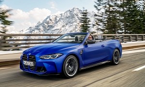 2022 BMW M4 Competition Can Be Had From $86,300 as a Convertible With M xDrive