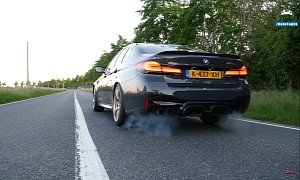 2022 BMW M5 CS Shows Insane Quarter Mile Acceleration Time on Its Way to 193 MPH