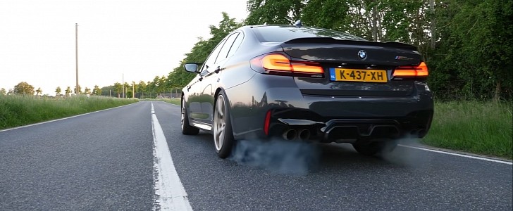 2021 BMW M5 CS acceleration and top speed on AutoTopNL