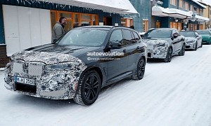 2022 BMW X3 M and X4 M LCI Prototypes Spotted Congregating in Sweden
