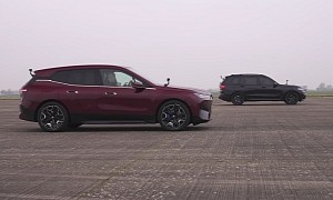 2022 BMW X7 M50I Takes On an IX 50 in a Drag Race, Feels the Wrath of the Electric